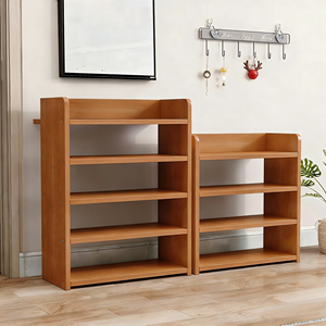 Design minimaliste moderne pas cher avec assemblage facile Étagère à chaussures en <span class=keywords><strong>bois</strong></span> empilable et peu encombrante pour l'entrée du salon - Product Image 3