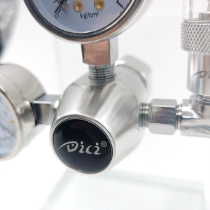 Regulador de Nitrógeno para Acuario, <span class=keywords><strong>Mini</strong></span>, de Aluminio, con Doble Manómetro, Contador de Burbujas, Válvula de Retención, Solenoide, Compatible con Tanques Estándar DC02-03B - Product Image 5