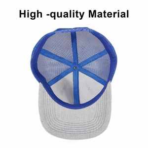 Casquettes Trucker Snapback à 6 Panneaux à Visière Courbe en Gros, Personnalisables, en Maille Vierge, Tendance, pour l'Extérieur, Modèle Standard - Product Image 6