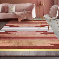 Tapis nordique de couleur unie, accessoire pour la chambre à coucher et le salon