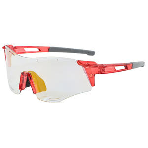 Venta al por mayor de alta calidad al aire libre bicicleta ciclismo fotocromático gafas de sol a prueba de viento correr Unisex deporte gafas de sol <span class=keywords><strong>Lentes</strong></span> De Sol - Product Image 2