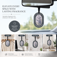 Lecheng Custom Black Label Rose Fragrance Sheets Scent Discs for Wardrobe Use Odor Removal Long Lasting Scent Car air Freshener
