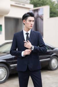 Costume d'affaires 3 pièces ajusté pour homme, <span class=keywords><strong>style</strong></span> coréen, idéal pour mariages et bureau - Collection 2025 - Product Image 6