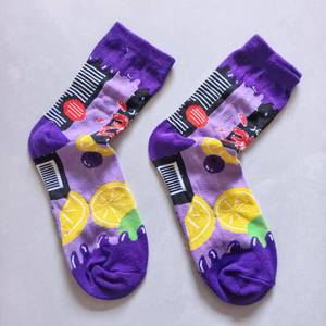 Stock Clearance Remaining Stock Cheap Sale <strong>Excess</strong> <strong>Inventory</strong> Lot Womens Novelty Pattern Mid Tube Socks Cute Casual Crew Socks - Product Image 4