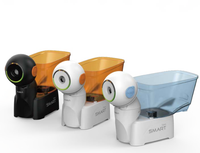 Robot de tennis de table intelligent portable Pusun Dora à 3 roues, capacité de 260+ balles, contrôle par application à distance, machine de ping-pong pour l'entraînement