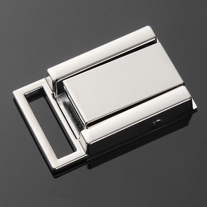 Hebilla Deslizante de Aleación Plateada para Bolsos, Accesorio Resistente al Desgaste y Duradero - Product Image 1