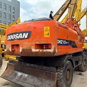 รถขุดล้อยาง Doosan DH210W-7 สีดำ เครื่องยนต์เทอร์โบ 3 รับประกัน 1 ปี ชิ้นส่วนไฮดรอลิก PLC - Product Image 3