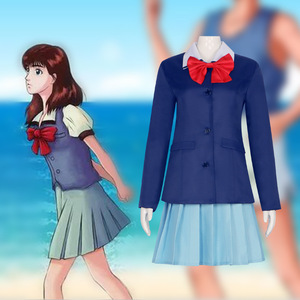 Star's Edge Slam Dunk Haruko Akagi – Ensemble uniforme de cosplay scolaire JK avec jupe plissée – Costume d'anime - Product Image 2