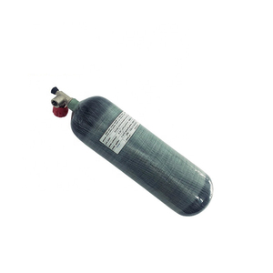 Fabricante venta 2L 3L 6.8L 9L 12L Pcp Cabbonr botella fibra de carbono compuesto cilindro de Gas fibra de carbono tanque Paintball Pcp tanque - Product Image 1