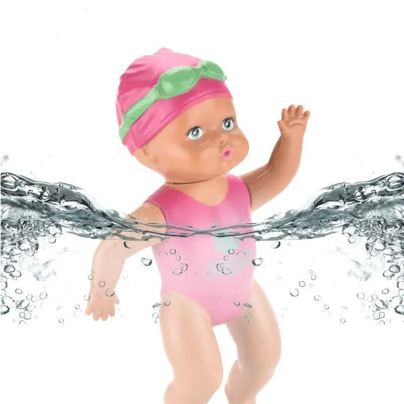 סחר חוץ ילדי קיץ השחייה 6 סנטימטרים על שרשרת שחייה בובת creative ילדי צף בובה