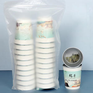 โรงงาน Clqq รับผลิตแบบ OEM ขายส่ง บรรจุภัณฑ์ปรับแต่งได้ แก้วกระดาษสองชั้นเคลือบฟอยล์อะลูมิเนียมหนา ใช้แล้วทิ้ง สำหรับชาสำเร็จรูปแบบซ่อนในแก้ว - Product Image 5