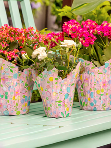 Vaso di <span class=keywords><strong>fiori</strong></span> in plastica di vendita calda con maniche per vasi decorativi impermeabili - Product Image 6