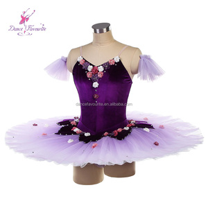 Tutú de Ballet Profesional BLL617 Morado Oscuro <span class=keywords><strong>con</strong></span> Degradado Morado Claro para Actuaciones y Danza - Product Image 4