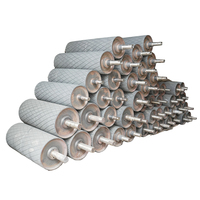 Rouleau en caoutchouc silicone avec unité de roulement intégrée, couche extérieure résistante à la compression de dimension personnalisée