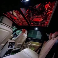 Lumières de Décoration Intérieure de Voiture Atmosphère Ciel Étoilé Film Panoramique Universel pour Toit Ouvrant de Voiture Prise en Charge de la Personnalisation