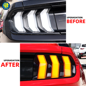 Yu Guang ไฟท้าย LED สำหรับ Ford <span class=keywords><strong>Mustang</strong></span> 2015-2023เลนส์ใส DRL ไฟท้ายสัญญาณอุปกรณ์เสริมรถยนต์ - Product Image 3
