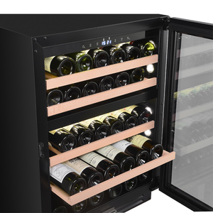 Popular Dual Zone Built-in Installation Wine Cooler Cabinet Refrigerator Appliance Door Frame Kitchen Stainless Steel for Home D - Product Image 6
