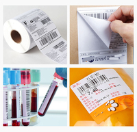 Impression en gros d'étiquettes autocollantes en papier thermique 40*30mm, étiquettes personnalisées pour la pesée en supermarché
