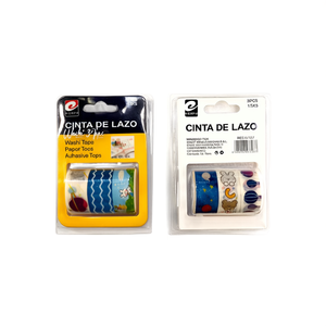 เทปวาชิ 3 ชิ้น 1.5X3 สีผสมสำหรับงานประดิษฐ์และตกแต่ง - Product Image 1