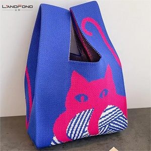 Túi tote móc len kiểu mới dành cho nữ, túi đeo vai, túi xách, túi hobo đan lỗ, chất liệu polyester, thời trang nữ, thời trang cho cô gái độc thân - Product Image 3