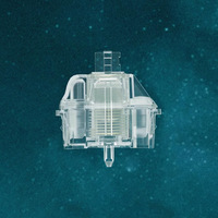 Interrupteur Gateron Magnetic Jade MAX entièrement transparent RGB pour clavier mécanique de jeu DIY personnalisé avec capteur Hall