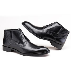 Chaussures Oxford pour hommes britanniques en cuir véritable imperméable, à bout fermé, faites à la main, pour mariage, formelles, décontractées, antidérapantes, avec boucles et sangles - Product Image 4