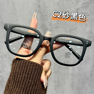 Monturas de Gafas Ópticas Cuadradas Tr8019, Montura Completa Extra Ancha, Unisex, Lentes de PC, Lentes Transparentes para Visión de Cerca - Product Image 5