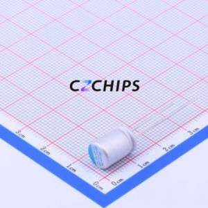 ตัวเก็บประจุแบบแข็ง OCR471M1CBK-0811G แบบ Through Hole (THT), ขนาด D8xL11.5 มม. 470uF 20% 16V 3.5 มม. - Product Image 1