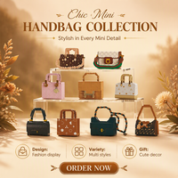 Mini Sac à Main de Luxe en Briques de Construction, Modèle de Sac à Main de Créateur à Collectionner, Jouet pour Enfants et Collectionneurs