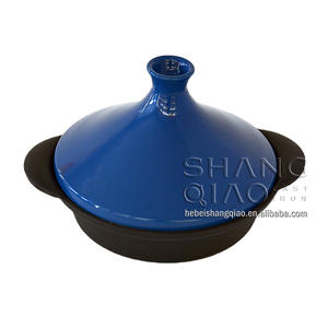 <span class=keywords><strong>Tajine</strong></span> Marocain Personnalisé <span class=keywords><strong>en</strong></span> <span class=keywords><strong>Fonte</strong></span> <span class=keywords><strong>Émaillée</strong></span> 27cm <span class=keywords><strong>Tajine</strong></span> Marmite Four Cuisinière - Product Image 3
