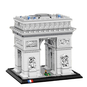 New Design Reobrix 66024 Arch of Triumph France <b>Building</b> Blocks Famous <b>Building</b> Adult Assembly <b>Model</b> Educational Toy - Product Image 1