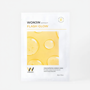 แผ่นมาส์กหน้าและผิวกาย WONJIN EFFECT คุณภาพสูง 30 กรัม 14 ชิ้น แบบเรืองแสง - Product Image 2