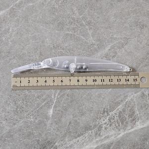 Leurre <span class=keywords><strong>de</strong></span> pêche longue portée en ABS <span class=keywords><strong>de</strong></span> haute qualité, non peint, 145 mm, corps uni - Product Image 4