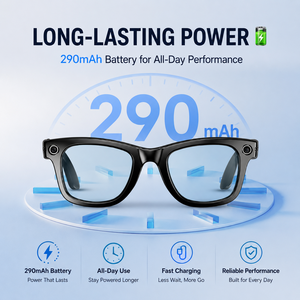 Nouvelles Lunettes Intelligentes 2026 W610 avec Caméra 8MP, WiFi, Écran Tactile Coulissant, Double Micro Anti-<span class=keywords><strong>Bruit</strong></span> et Traduction IA pour Sports <span class=keywords><strong>de</strong></span> Plein Air - Product Image 4
