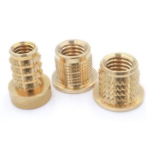 Vis à barbelures en laiton pressé à froid GQK avec écrou en cuivre intégré, insert à pression – Installation robuste et facile, modèle GW2582602 - Product Image 5