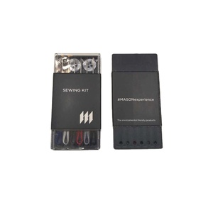 Mini kit de couture jetable professionnel en plastique avec boîte cartonnée, portable pour usage hôtelier - Product Image 1