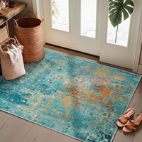 Tapis et carpettes de salon modernes abstraits en polyester à fleurs, fabriqués sur mesure, 300*200 cm
