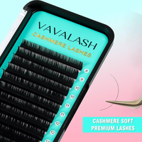 Extensions de cils individuels en faux vison BC CC D DD Curl, plateaux de cils noir mat, logo personnalisé, OEM ODM, fourniture d'usine en gros