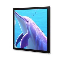 Zhsunyco - Pantalla Digital Cuadrada de 22 y 33.2 Pulgadas para Montaje en Pared, para Publicidad en Interiores y Aplicaciones de Texto