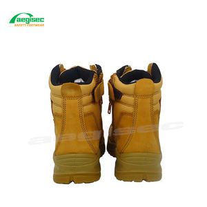 AEGISEC-Calzado DE SEGURIDAD DE nobuk repelente al agua de alta calidad, calzado de seguridad industrial con cordones y punta de acero - Product Image 3