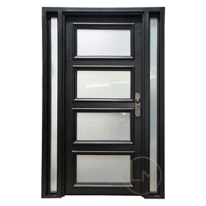 Tùy Chỉnh Tối Giản Mới Nhất Sắt Thiết Kế Cổng Rèn Sắt Duy Nhất Nhập Cửa 80X64 Bên Ngoài Pháp Cửa Rèn Sắt 2025 Cổng - Product Image 2