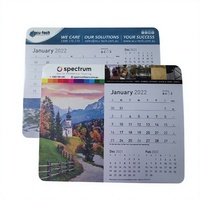 Kalender Bisnis Promosi Iklan Murah Modern Desain Halaman Putar dengan Permukaan PVC Transparan yang Dapat Disesuaikan dan Alas EVA Keras