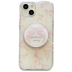 Support magnétique arc rose Tschick adapté à l'étui <span class=keywords><strong>iPhone</strong></span> 15 14 13 12 <span class=keywords><strong>11</strong></span> Pro Max couverture arrière acrylique absorbant les chocs fond souple - Product Image 5