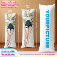 Funda de Almohada Dakimakura Personalizada con Diseño de Anime, Impresión de Alta Definición, Funda de Cojín Larga