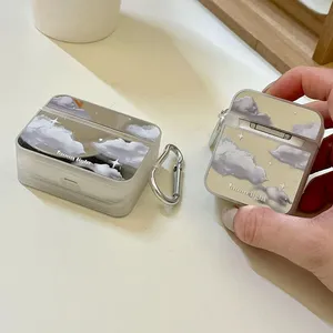 Coréen Miroir Nuage Lune Nuit Écouteur Cas pour AirPods 2 <span class=keywords><strong>Pro</strong></span> Mignon Antichoc Cas Pour <span class=keywords><strong>Air</strong></span> Pods <span class=keywords><strong>3</strong></span> <span class=keywords><strong>Pro</strong></span> Casque Protecteur Couverture - Product Image 6