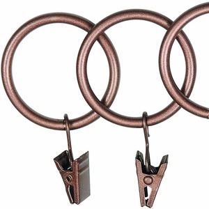 Jushang Curtain Ring Clips Antique Red Copper 25MM 32MM 35MM 38MM 45MM 50MM 63MM Anti Rust For Roman <b>Shower</b> Curtains - Product Image 3