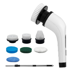 Spazzola Elettrica Multifunzione per Pulizia con Testine Sostituibili per <span class=keywords><strong>Cucina</strong></span>, Bagno e Pavimenti, Logo Personalizzabile - Product Image 5