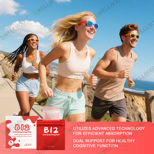 Wellbody Vitamine <span class=keywords><strong>B12</strong></span> Orale Oplossende Filmstrips Voor Volwassenen-Food Grade Oem/Odm Beschikbaar - Product Image 2