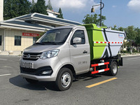 Camion à ordures électrique autochargeur Chang'an, compacteur 4x2, transmission manuelle, norme d'émission Euro 2