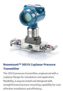 Transmisor de Presión Coplanar Emerson Rosemount 3051S, Sistemas de Sellado de Diafragma 1199, Transmisor de Presión en Línea Rosemount 3051S - Product Image 2